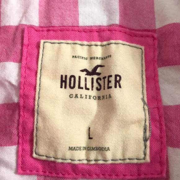 🌸BOGO🌸 Hollister Plaid Long Sleeve Shirt - Picture 3 of 3